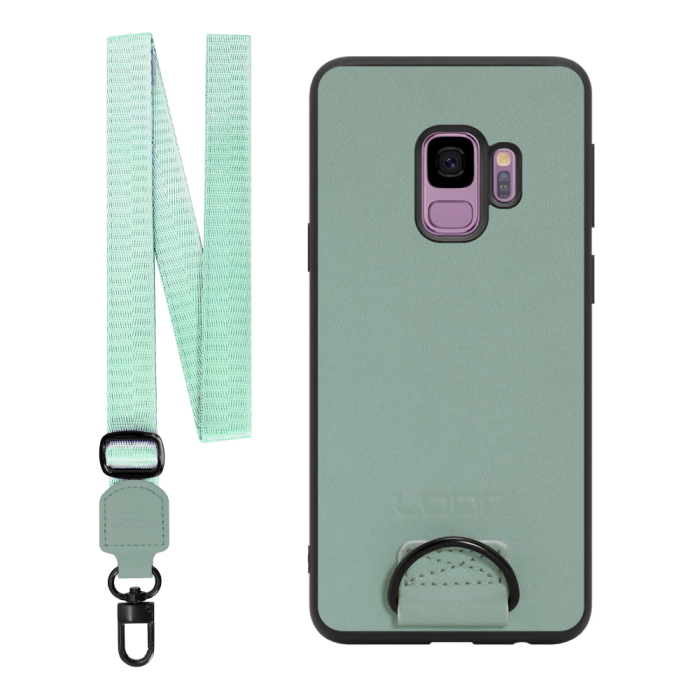 [ LOOF STRAP-SHELL ] Galaxy S9 SC-02K / SCV38 galaxys9 スマホケース 背面 ケース カバー ハードケース ショルダー スマホショルダー ハンドストラップ  本革 [ Galaxy S9 ]