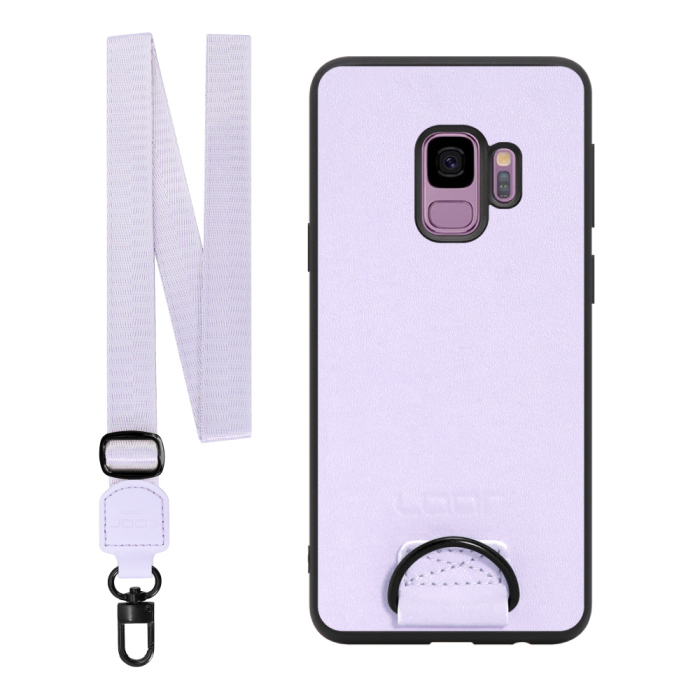 [ LOOF STRAP-SHELL ] Galaxy S9 SC-02K / SCV38 galaxys9 スマホケース 背面 ケース カバー ハードケース ショルダー スマホショルダー ハンドストラップ  本革 [ Galaxy S9 ]