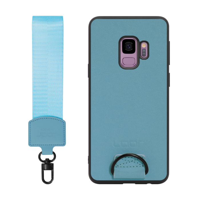 [ LOOF STRAP-SHELL ] Galaxy S9 SC-02K / SCV38 galaxys9 スマホケース 背面 ケース カバー ハードケース ショルダー スマホショルダー ハンドストラップ  本革 [ Galaxy S9 ]
