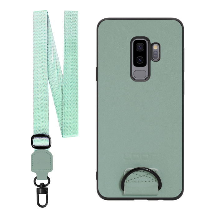 [ LOOF STRAP-SHELL ] Galaxy S9+ SC-03K / SCV39 s9plus s9 Plus スマホケース 背面 ケース カバー ハードケース ショルダー スマホショルダー ハンドストラップ  本革 [ Galaxy S9+ ]