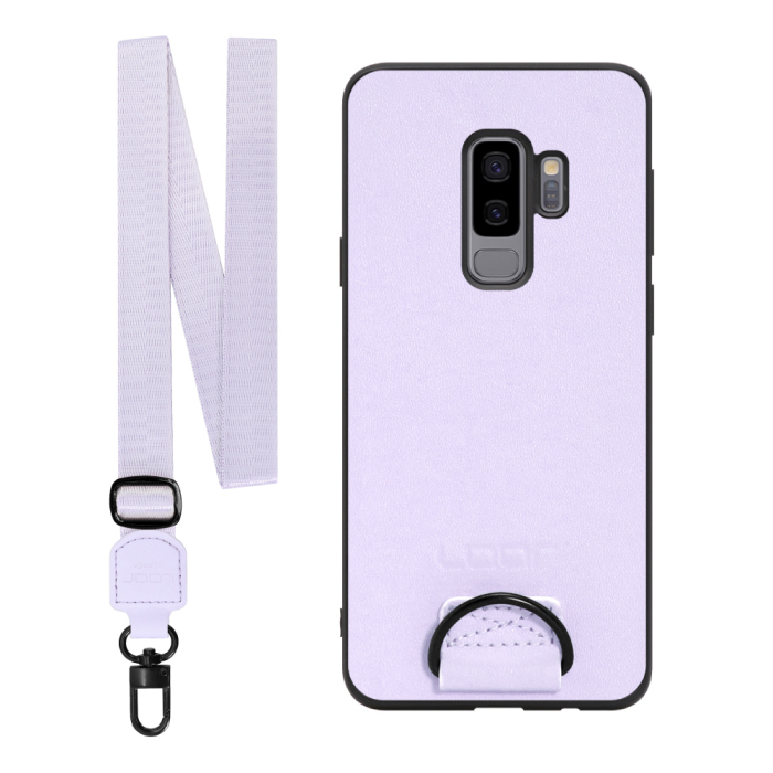 [ LOOF STRAP-SHELL ] Galaxy S9+ SC-03K / SCV39 s9plus s9 Plus スマホケース 背面 ケース カバー ハードケース ショルダー スマホショルダー ハンドストラップ  本革 [ Galaxy S9+ ]