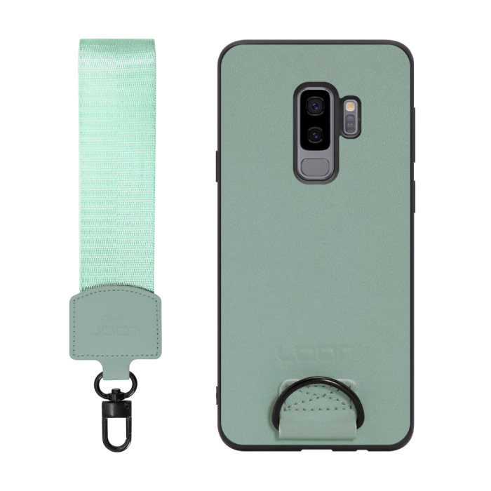 [ LOOF STRAP-SHELL ] Galaxy S9+ SC-03K / SCV39 s9plus s9 Plus スマホケース 背面 ケース カバー ハードケース ショルダー スマホショルダー ハンドストラップ  本革 [ Galaxy S9+ ]