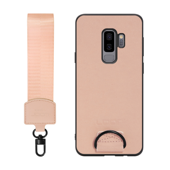 [ LOOF STRAP-SHELL ] Galaxy S9+ SC-03K / SCV39 s9plus s9 Plus スマホケース 背面 ケース カバー ハードケース ショルダー スマホショルダー ハンドストラップ  本革 [ Galaxy S9+ ]
