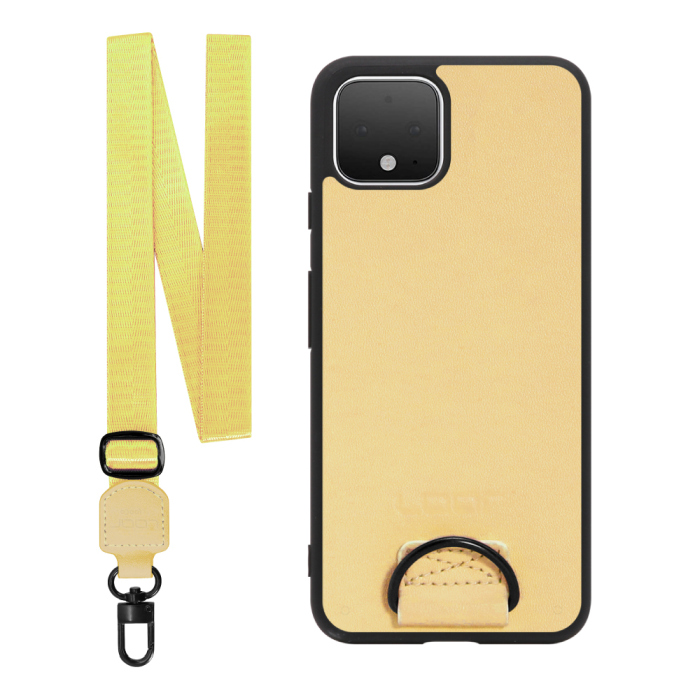 [ LOOF STRAP-SHELL ] Google Pixel 4 googlepixel pixel4xl ピクセル4 スマホケース 背面 ケース カバー ハードケース ショルダー スマホショルダー ハンドストラップ  本革 [ Google Pixel 4 ]