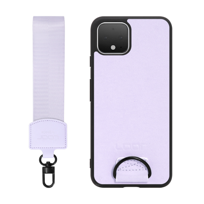 [ LOOF STRAP-SHELL ] Google Pixel 4 googlepixel pixel4xl ピクセル4 スマホケース 背面 ケース カバー ハードケース ショルダー スマホショルダー ハンドストラップ  本革 [ Google Pixel 4 ]