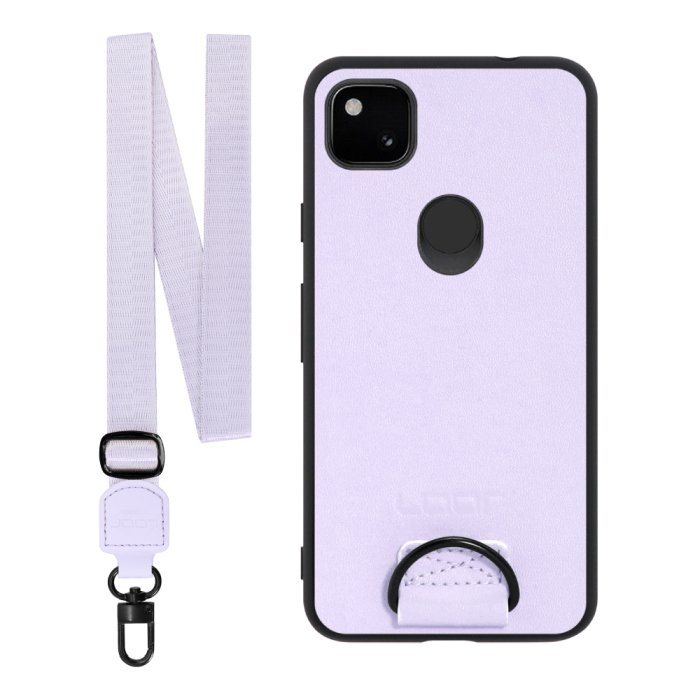 [ LOOF STRAP-SHELL ] Google Pixel 4a pixel4a googlepixel4a スマホケース 背面 ケース カバー ハードケース ショルダー スマホショルダー ハンドストラップ  本革 [ Google Pixel 4a ]