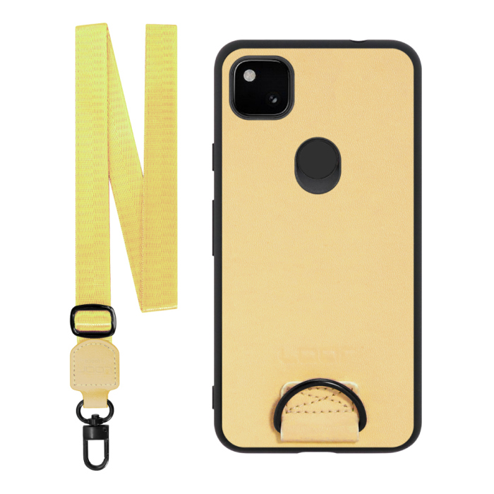 [ LOOF STRAP-SHELL ] Google Pixel 4a pixel4a googlepixel4a スマホケース 背面 ケース カバー ハードケース ショルダー スマホショルダー ハンドストラップ  本革 [ Google Pixel 4a ]