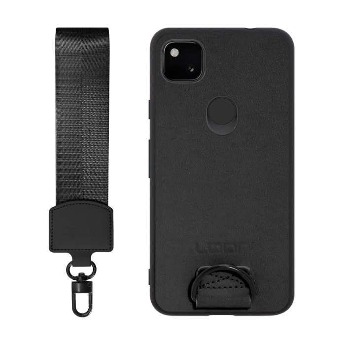 [ LOOF STRAP-SHELL (ショートVer.) ] Google Pixel 4a pixel4a googlepixel4a スマホケース 背面 ケース カバー ハードケース ハンドストラップ  本革 [ Google Pixel 4a ]