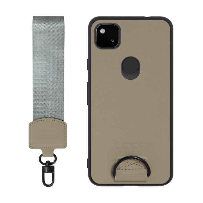 [ LOOF STRAP-SHELL ] Google Pixel 4a pixel4a googlepixel4a スマホケース 背面 ケース カバー ハードケース ショルダー スマホショルダー ハンドストラップ  本革 [ Google Pixel 4a ]
