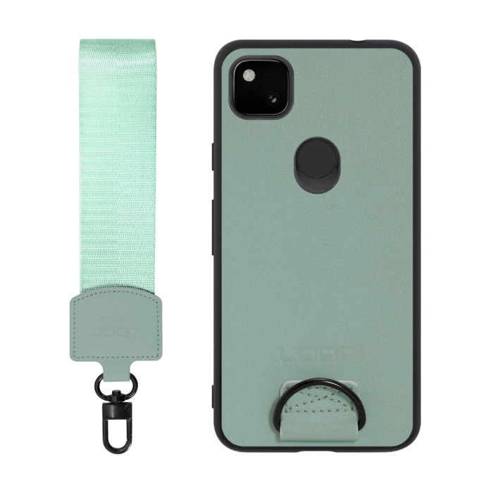 [ LOOF STRAP-SHELL ] Google Pixel 4a pixel4a googlepixel4a スマホケース 背面 ケース カバー ハードケース ショルダー スマホショルダー ハンドストラップ  本革 [ Google Pixel 4a ]