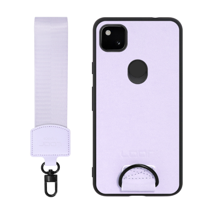 [ LOOF STRAP-SHELL ] Google Pixel 4a pixel4a googlepixel4a スマホケース 背面 ケース カバー ハードケース ショルダー スマホショルダー ハンドストラップ  本革 [ Google Pixel 4a ]