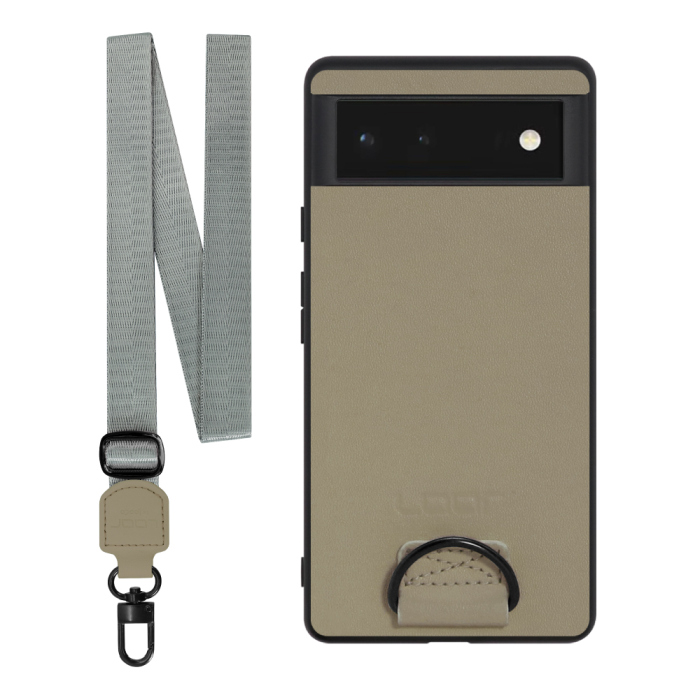 [ LOOF STRAP-SHELL ] Google Pixel 6 googlepixel6 pixel6 ピクセル6 スマホケース 背面 ケース カバー ハードケース ショルダー スマホショルダー ハンドストラップ  本革 [ Google Pixel 6 ]