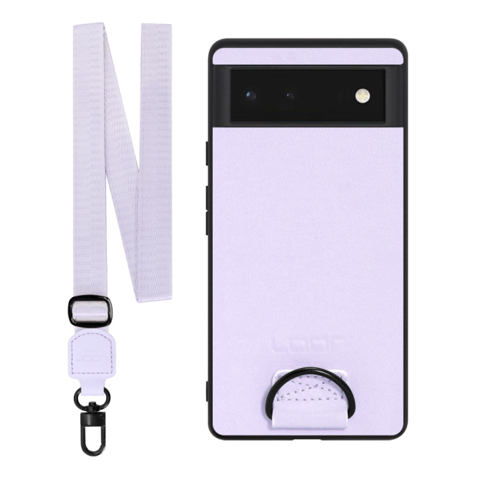 [ LOOF STRAP-SHELL ] Google Pixel 6 googlepixel6 pixel6 ピクセル6 スマホケース 背面 ケース カバー ハードケース ショルダー スマホショルダー ハンドストラップ  本革 [ Google Pixel 6 ]