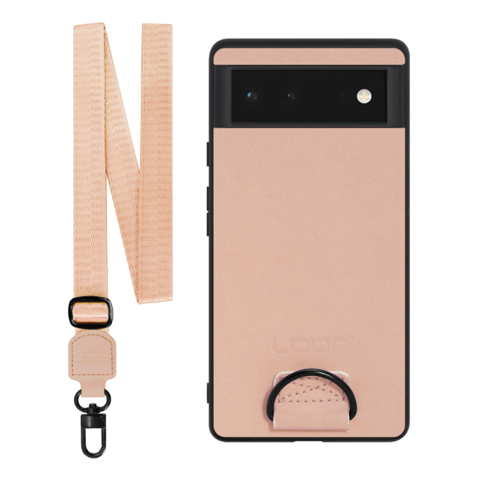 [ LOOF STRAP-SHELL ] Google Pixel 6 googlepixel6 pixel6 ピクセル6 スマホケース 背面 ケース カバー ハードケース ショルダー スマホショルダー ハンドストラップ  本革 [ Google Pixel 6 ]