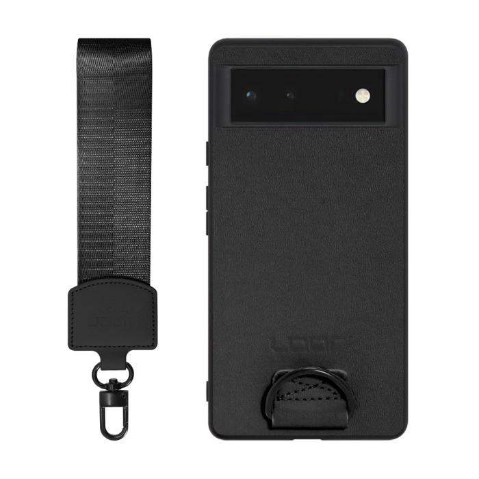 [ LOOF STRAP-SHELL (ショートVer.) ] Google Pixel 6 googlepixel6 pixel6 ピクセル6 スマホケース 背面 ケース カバー ハードケース ハンドストラップ  本革 [ Google Pixel 6 ]