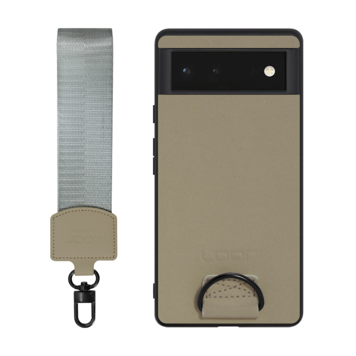 [ LOOF STRAP-SHELL ] Google Pixel 6 googlepixel6 pixel6 ピクセル6 スマホケース 背面 ケース カバー ハードケース ショルダー スマホショルダー ハンドストラップ  本革 [ Google Pixel 6 ]