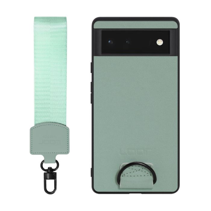 [ LOOF STRAP-SHELL ] Google Pixel 6 googlepixel6 pixel6 ピクセル6 スマホケース 背面 ケース カバー ハードケース ショルダー スマホショルダー ハンドストラップ  本革 [ Google Pixel 6 ]