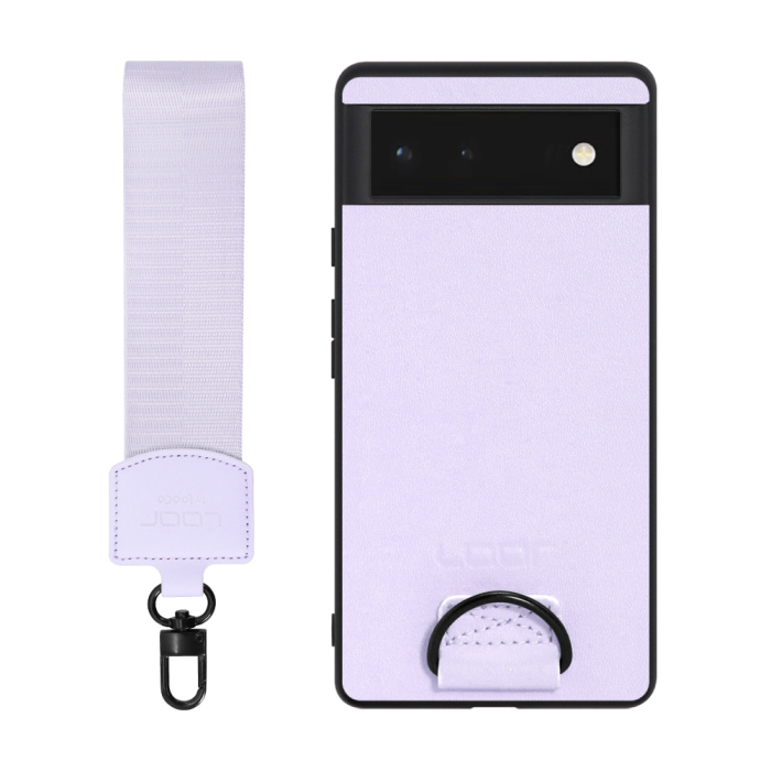 [ LOOF STRAP-SHELL ] Google Pixel 6 googlepixel6 pixel6 ピクセル6 スマホケース 背面 ケース カバー ハードケース ショルダー スマホショルダー ハンドストラップ  本革 [ Google Pixel 6 ]