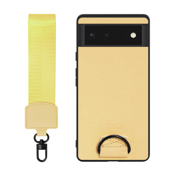 [ LOOF STRAP-SHELL ] Google Pixel 6 googlepixel6 pixel6 ピクセル6 スマホケース 背面 ケース カバー ハードケース ショルダー スマホショルダー ハンドストラップ  本革 [ Google Pixel 6 ]