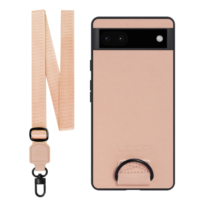 [ LOOF STRAP-SHELL ] Google Pixel 6a googlepixel6a pixel6a スマホケース 背面 ケース カバー ハードケース ショルダー スマホショルダー ハンドストラップ  本革 [ Google Pixel 6a ]