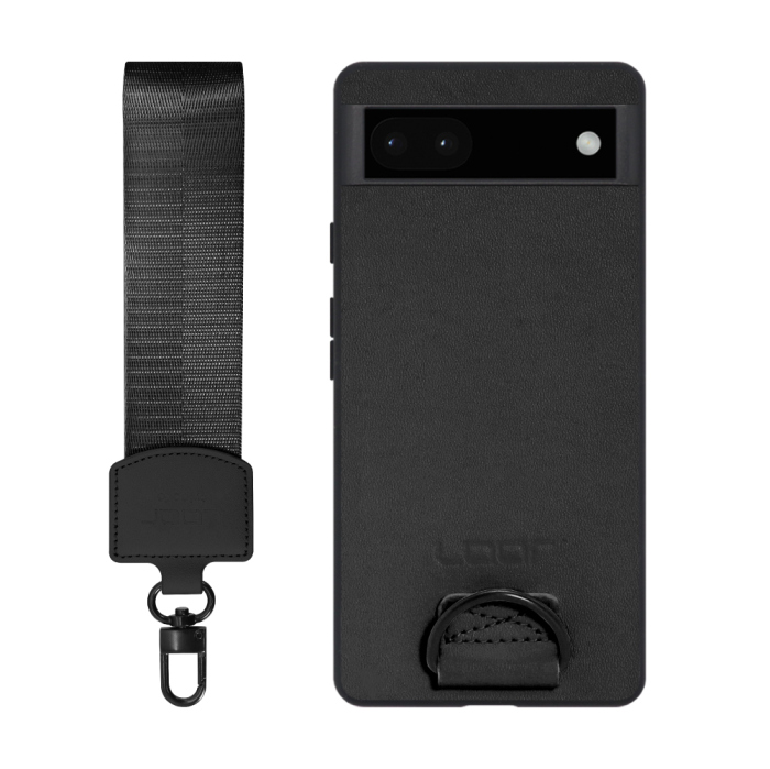 [ LOOF STRAP-SHELL (ショートVer.) ] Google Pixel 6a googlepixel6a pixel6a スマホケース 背面 ケース カバー ハードケース ハンドストラップ  本革 [ Google Pixel 6a ]
