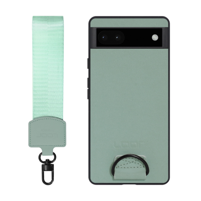 [ LOOF STRAP-SHELL ] Google Pixel 6a googlepixel6a pixel6a スマホケース 背面 ケース カバー ハードケース ショルダー スマホショルダー ハンドストラップ  本革 [ Google Pixel 6a ]