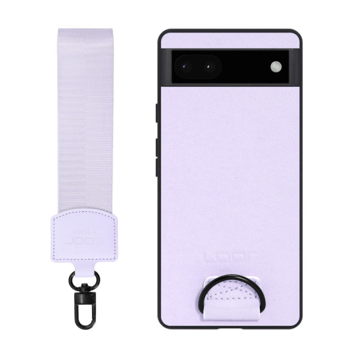 [ LOOF STRAP-SHELL ] Google Pixel 6a googlepixel6a pixel6a スマホケース 背面 ケース カバー ハードケース ショルダー スマホショルダー ハンドストラップ  本革 [ Google Pixel 6a ]
