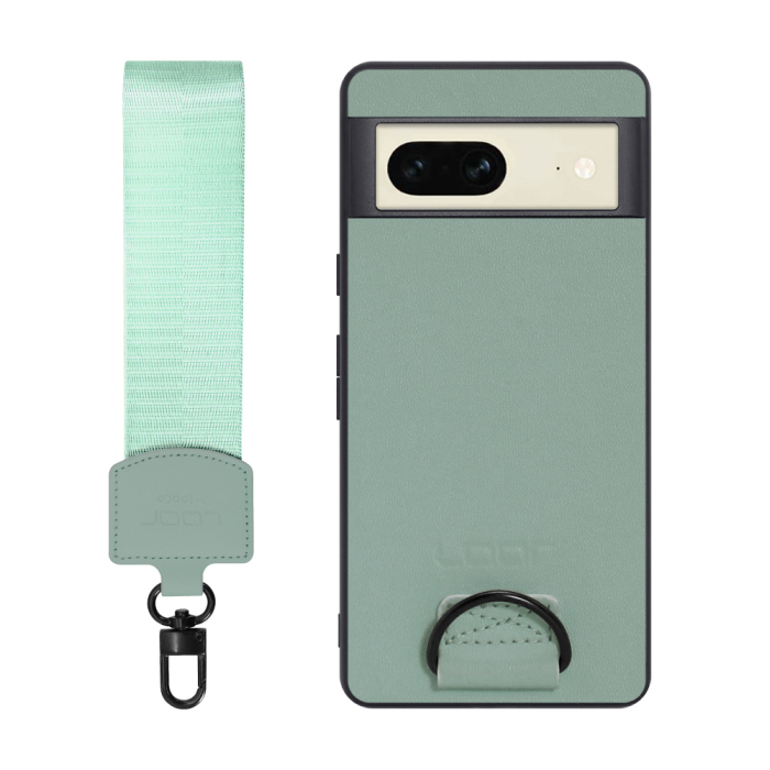 [ LOOF STRAP-SHELL ] Google pixel 7 googlepixel7 pixel7 ピクセル7 スマホケース 背面 ケース カバー ハードケース ショルダー スマホショルダー ハンドストラップ  本革 [ Google Pixel 7 ]