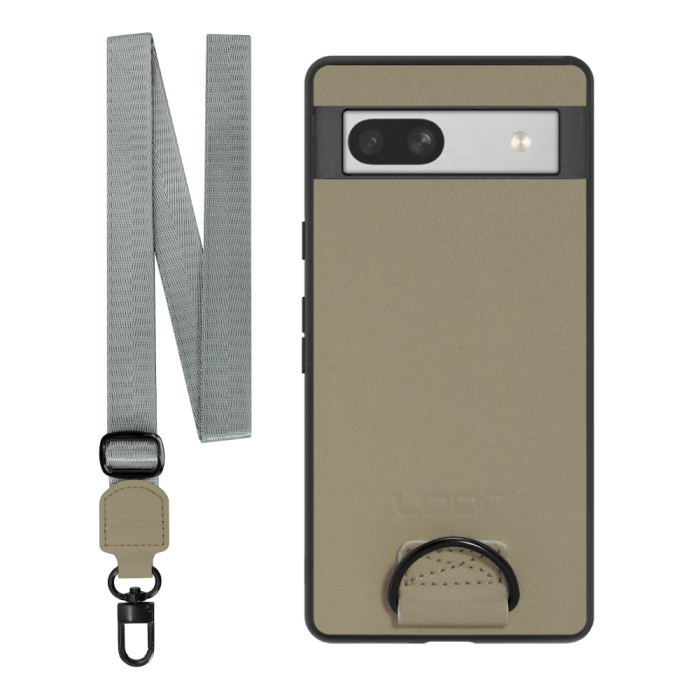 [ LOOF STRAP-SHELL ] Google Pixel 7a googlepixel7a pixel7a スマホケース 背面 ケース カバー ハードケース ショルダー スマホショルダー ハンドストラップ  本革 [ Google Pixel 7a ]