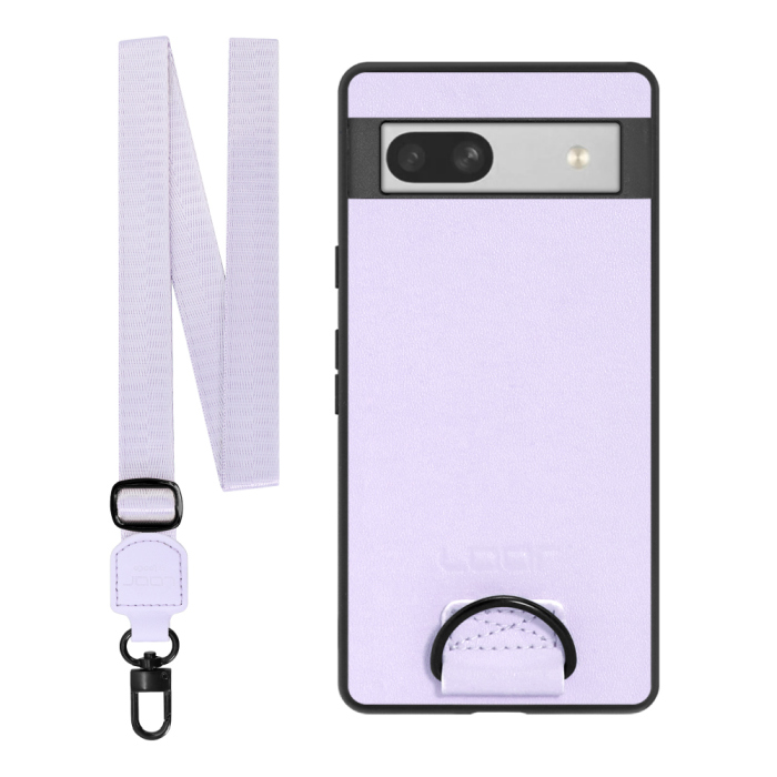 [ LOOF STRAP-SHELL ] Google Pixel 7a googlepixel7a pixel7a スマホケース 背面 ケース カバー ハードケース ショルダー スマホショルダー ハンドストラップ  本革 [ Google Pixel 7a ]