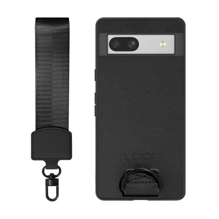 [ LOOF STRAP-SHELL (ショートVer.) ] Google Pixel 7a googlepixel7a pixel7a スマホケース 背面 ケース カバー ハードケース ハンドストラップ  本革 [ Google Pixel 7a ]