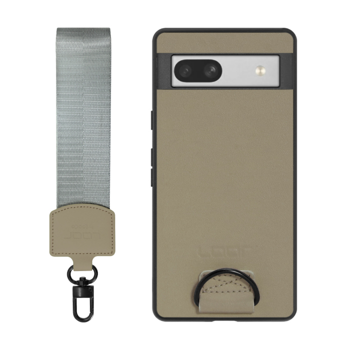 [ LOOF STRAP-SHELL ] Google Pixel 7a googlepixel7a pixel7a スマホケース 背面 ケース カバー ハードケース ショルダー スマホショルダー ハンドストラップ  本革 [ Google Pixel 7a ]