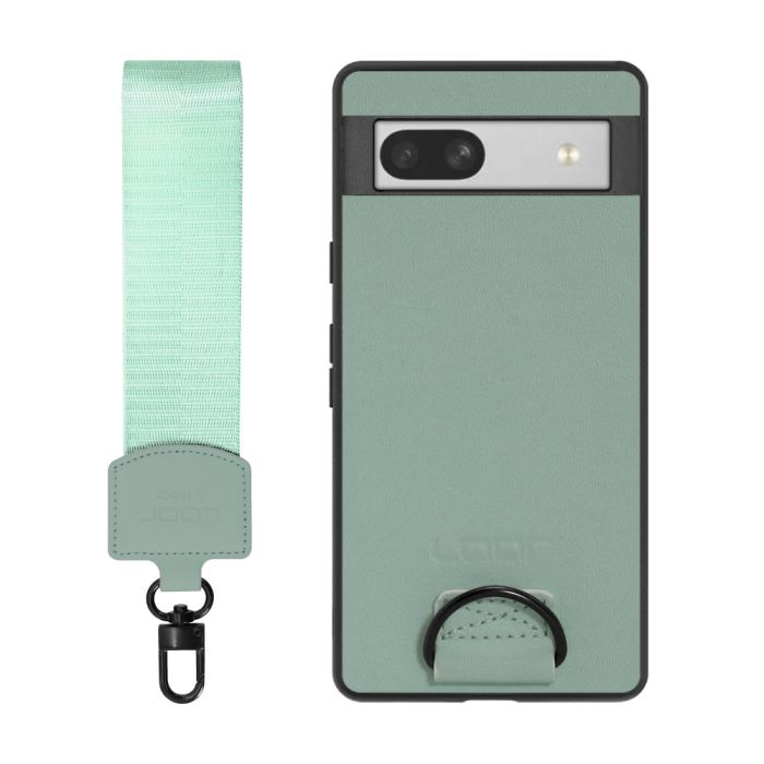 [ LOOF STRAP-SHELL ] Google Pixel 7a googlepixel7a pixel7a スマホケース 背面 ケース カバー ハードケース ショルダー スマホショルダー ハンドストラップ  本革 [ Google Pixel 7a ]