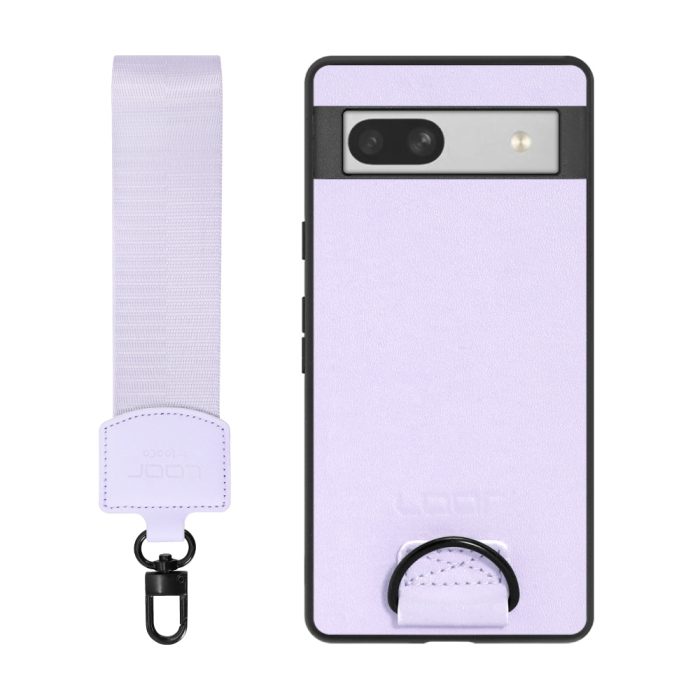 [ LOOF STRAP-SHELL ] Google Pixel 7a googlepixel7a pixel7a スマホケース 背面 ケース カバー ハードケース ショルダー スマホショルダー ハンドストラップ  本革 [ Google Pixel 7a ]
