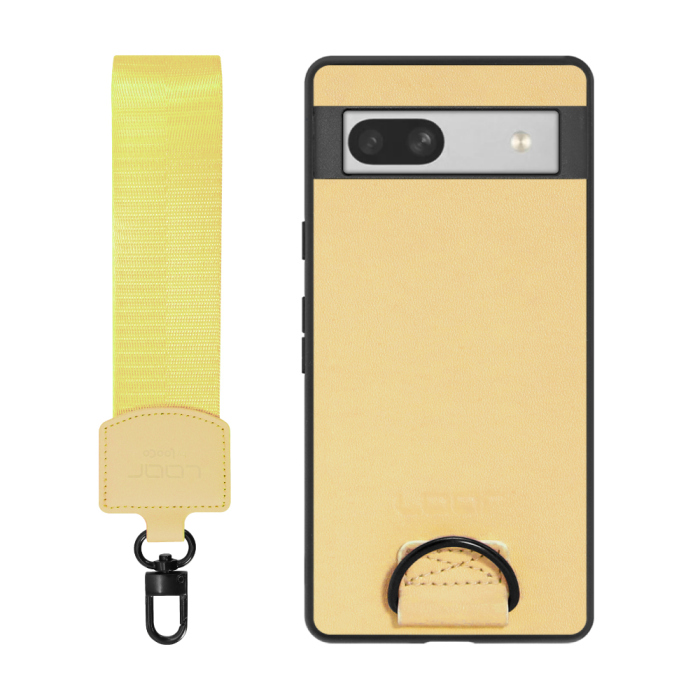 [ LOOF STRAP-SHELL ] Google Pixel 7a googlepixel7a pixel7a スマホケース 背面 ケース カバー ハードケース ショルダー スマホショルダー ハンドストラップ  本革 [ Google Pixel 7a ]