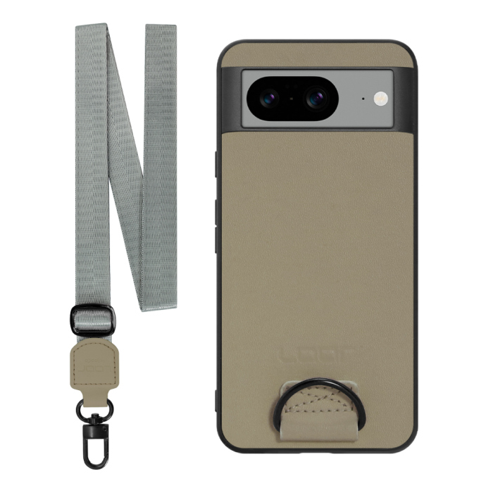 [ LOOF STRAP-SHELL ] Google pixel 8 googlepixel8 Pixel8 ピクセル8 スマホケース 背面 ケース カバー ハードケース ショルダー スマホショルダー ハンドストラップ  本革 [ Google Pixel 8 ]