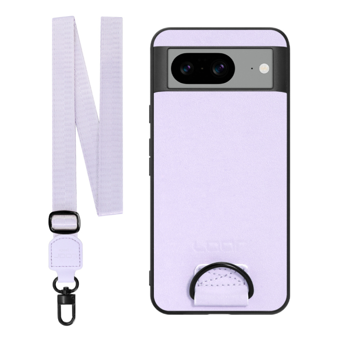 [ LOOF STRAP-SHELL ] Google pixel 8 googlepixel8 Pixel8 ピクセル8 スマホケース 背面 ケース カバー ハードケース ショルダー スマホショルダー ハンドストラップ  本革 [ Google Pixel 8 ]
