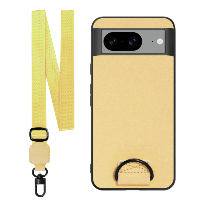 [ LOOF STRAP-SHELL ] Google pixel 8 googlepixel8 Pixel8 ピクセル8 スマホケース 背面 ケース カバー ハードケース ショルダー スマホショルダー ハンドストラップ  本革 [ Google Pixel 8 ]