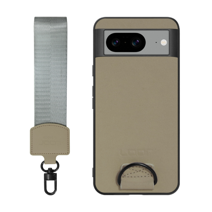 [ LOOF STRAP-SHELL ] Google pixel 8 googlepixel8 Pixel8 ピクセル8 スマホケース 背面 ケース カバー ハードケース ショルダー スマホショルダー ハンドストラップ  本革 [ Google Pixel 8 ]