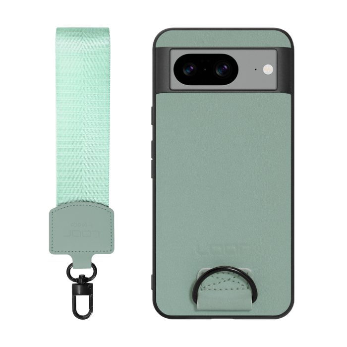 [ LOOF STRAP-SHELL ] Google pixel 8 googlepixel8 Pixel8 ピクセル8 スマホケース 背面 ケース カバー ハードケース ショルダー スマホショルダー ハンドストラップ  本革 [ Google Pixel 8 ]