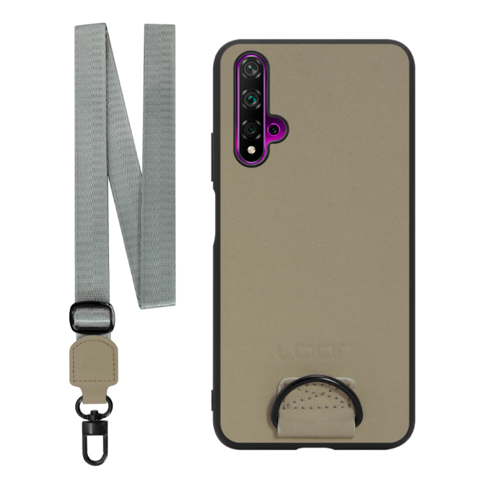 [ LOOF STRAP-SHELL ] HUAWEI nova 5T nova5t スマホケース 背面 ケース カバー ハードケース ショルダー スマホショルダー ハンドストラップ  本革 [ HUAWEI nova 5T ]