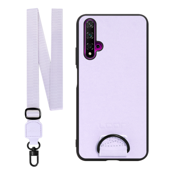 [ LOOF STRAP-SHELL ] HUAWEI nova 5T nova5t スマホケース 背面 ケース カバー ハードケース ショルダー スマホショルダー ハンドストラップ  本革 [ HUAWEI nova 5T ]