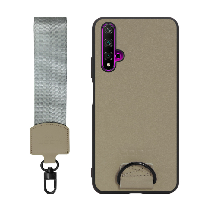 [ LOOF STRAP-SHELL ] HUAWEI nova 5T nova5t スマホケース 背面 ケース カバー ハードケース ショルダー スマホショルダー ハンドストラップ  本革 [ HUAWEI nova 5T ]