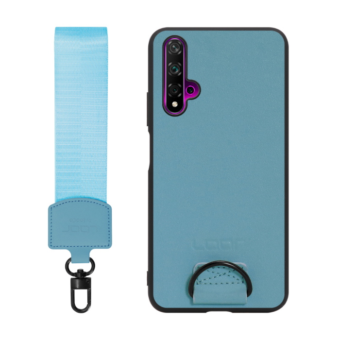 [ LOOF STRAP-SHELL ] HUAWEI nova 5T nova5t スマホケース 背面 ケース カバー ハードケース ショルダー スマホショルダー ハンドストラップ  本革 [ HUAWEI nova 5T ]