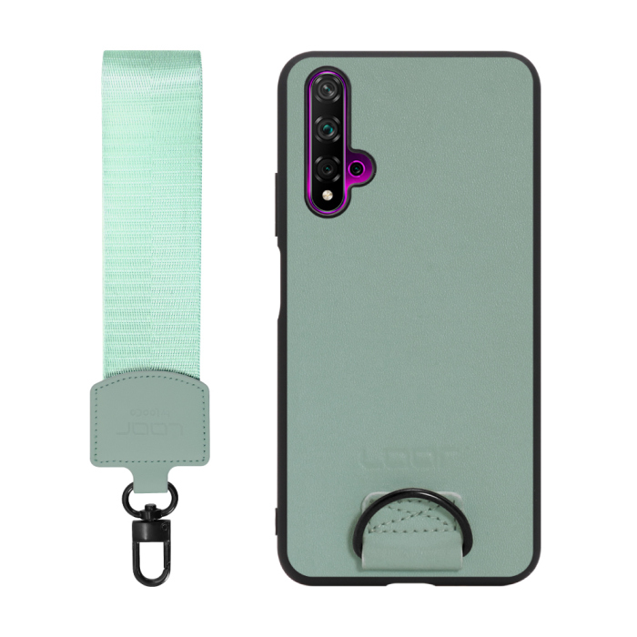 [ LOOF STRAP-SHELL ] HUAWEI nova 5T nova5t スマホケース 背面 ケース カバー ハードケース ショルダー スマホショルダー ハンドストラップ  本革 [ HUAWEI nova 5T ]