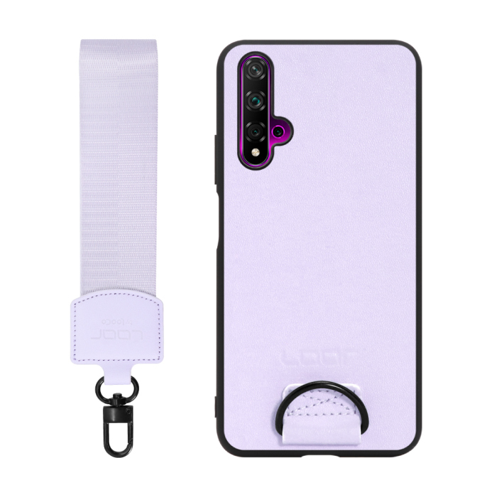 [ LOOF STRAP-SHELL ] HUAWEI nova 5T nova5t スマホケース 背面 ケース カバー ハードケース ショルダー スマホショルダー ハンドストラップ  本革 [ HUAWEI nova 5T ]
