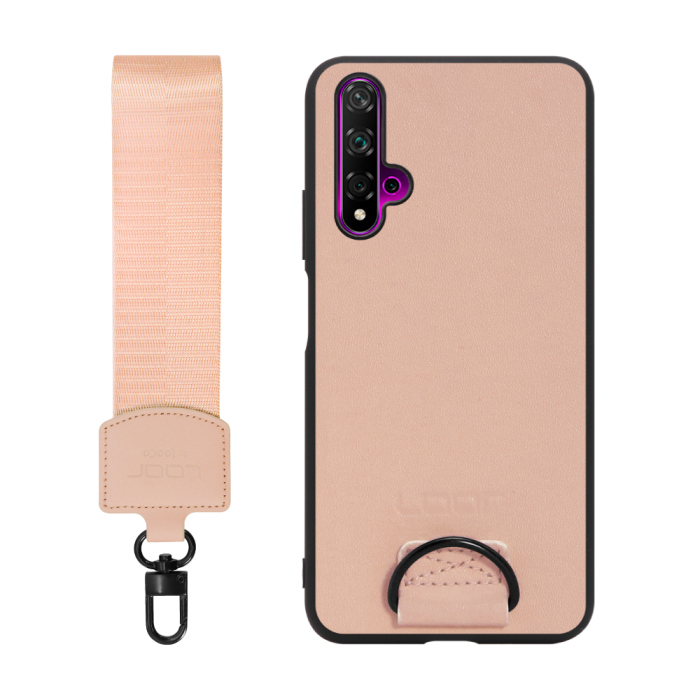 [ LOOF STRAP-SHELL ] HUAWEI nova 5T nova5t スマホケース 背面 ケース カバー ハードケース ショルダー スマホショルダー ハンドストラップ  本革 [ HUAWEI nova 5T ]
