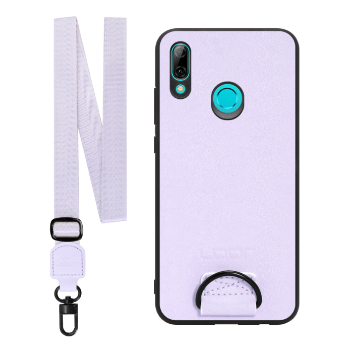 [ LOOF STRAP-SHELL ] HUAWEI nova lite 3 POT-LX2J novalite3 novalite 3 スマホケース 背面 ケース カバー ハードケース ショルダー スマホショルダー ハンドストラップ  本革 [ HUAWEI nova lite 3 ]