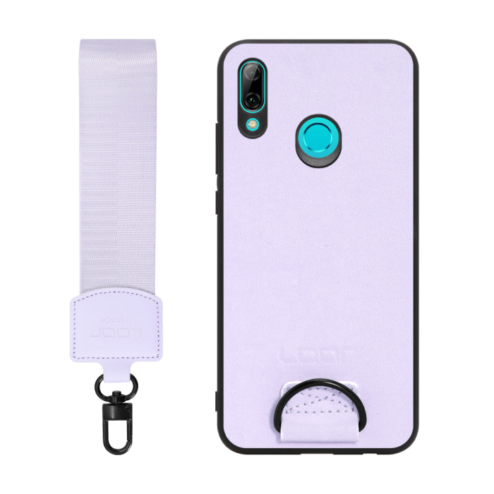 [ LOOF STRAP-SHELL ] HUAWEI nova lite 3 POT-LX2J novalite3 novalite 3 スマホケース 背面 ケース カバー ハードケース ショルダー スマホショルダー ハンドストラップ  本革 [ HUAWEI nova lite 3 ]
