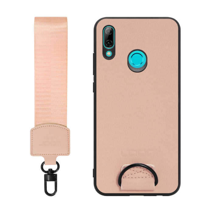 [ LOOF STRAP-SHELL ] HUAWEI nova lite 3 POT-LX2J novalite3 novalite 3 スマホケース 背面 ケース カバー ハードケース ショルダー スマホショルダー ハンドストラップ  本革 [ HUAWEI nova lite 3 ]